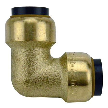 TECTITE BY APOLLO 1/2 in. Brass Push-to-Connect 90-Degree Elbow FSBE12